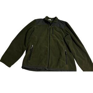 Eddie Bauer Men’s Polartec Wind Pro fleece full zip jacket size L